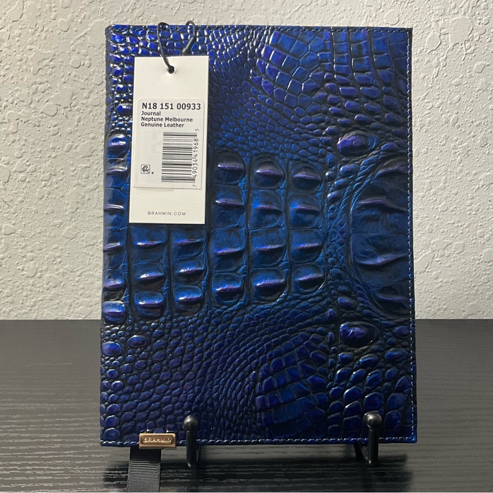 Brahmin Journal NEPTUNE MELBOURNE W/Refill & Brahmin Ink Pen NWT